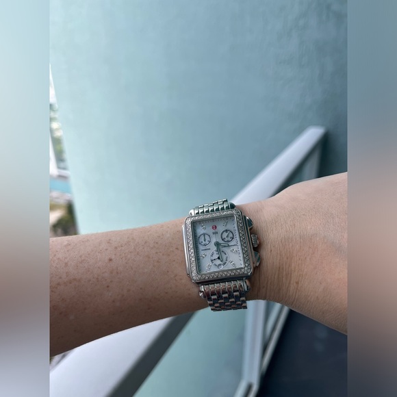 Michele Deco 18mm watch with diamonds - Picture 11 of 12